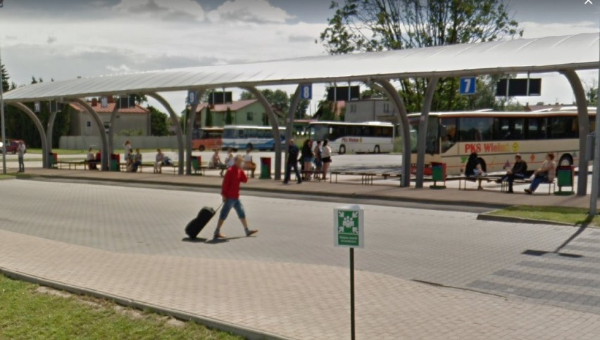 Wieluński Dworzec PKS na Google Street View. Zobacz jak zmieniły się te okolice GALERIA