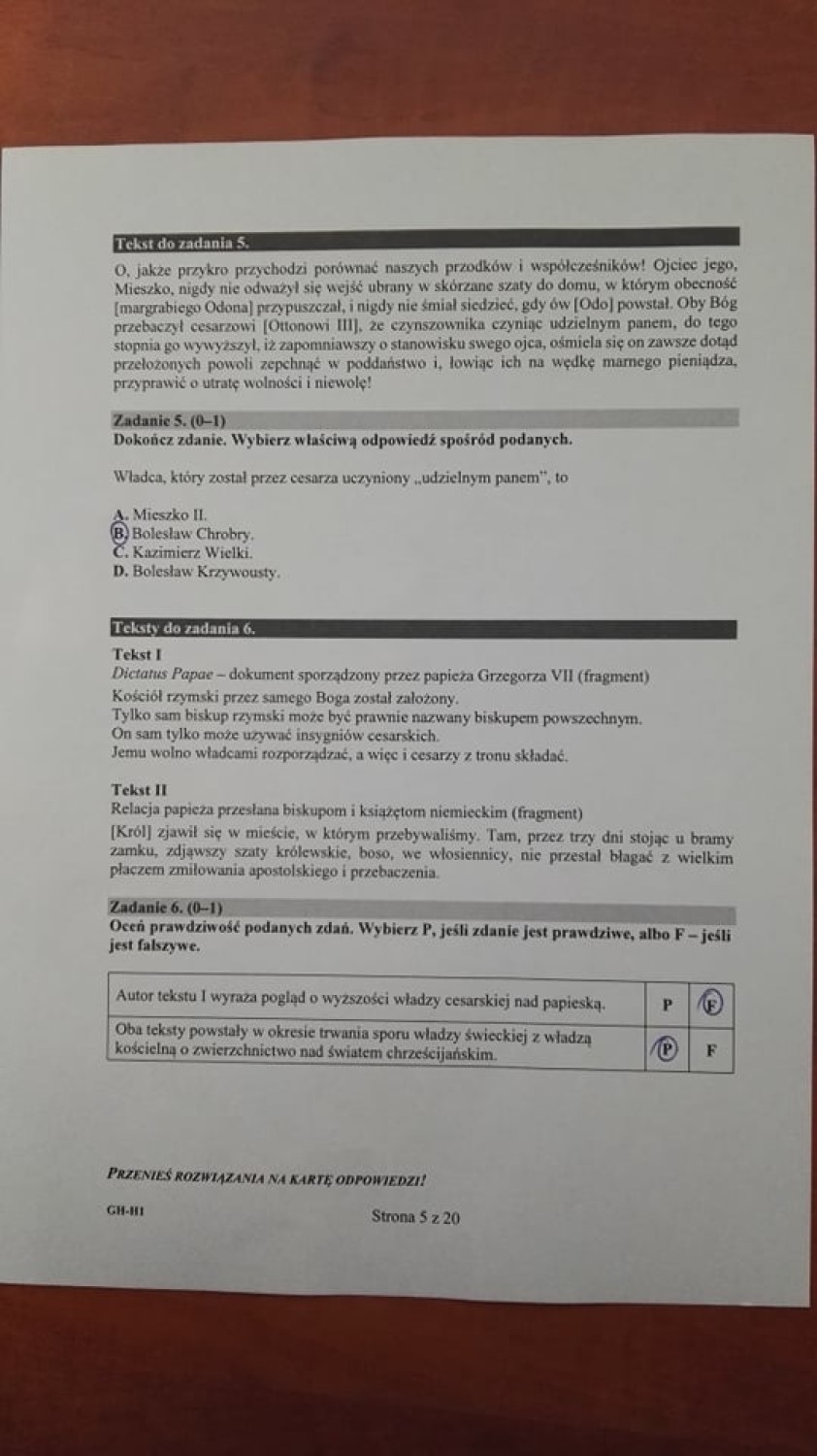 Egzamin gimnazjalny 2019: Historia i WOS ODPOWIEDZI, ARKUSZ CKE
