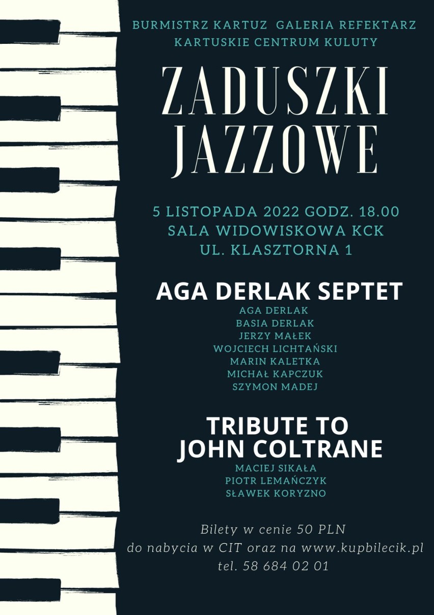 Zaduszki Jazzowe w Katuzach z udziałem pereł polskiego jazzu. Bilety w cenie 50 zł