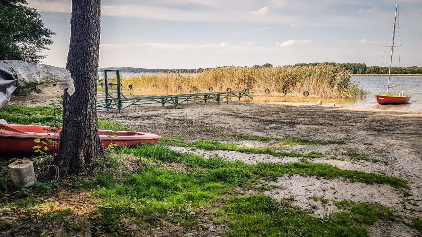 Plaża żeglarska pudełlkowo koniec września 2020