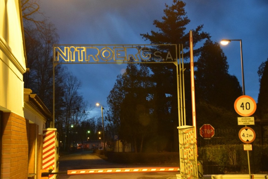 Do wypadku doszło na terenie zakładów Nitroerg w Krupskim...