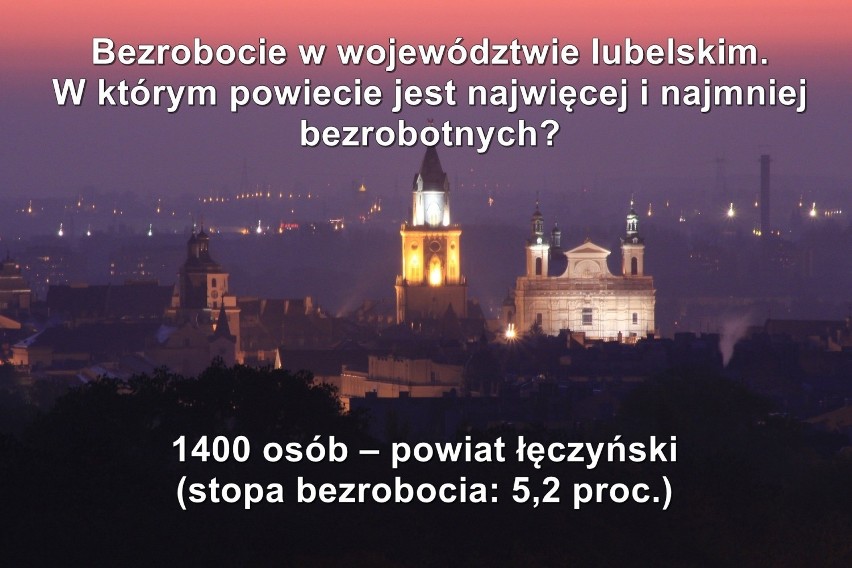 Bezrobocie w województwie lubelskim. W którym powiecie jest najwięcej i najmniej bezrobotnych? 