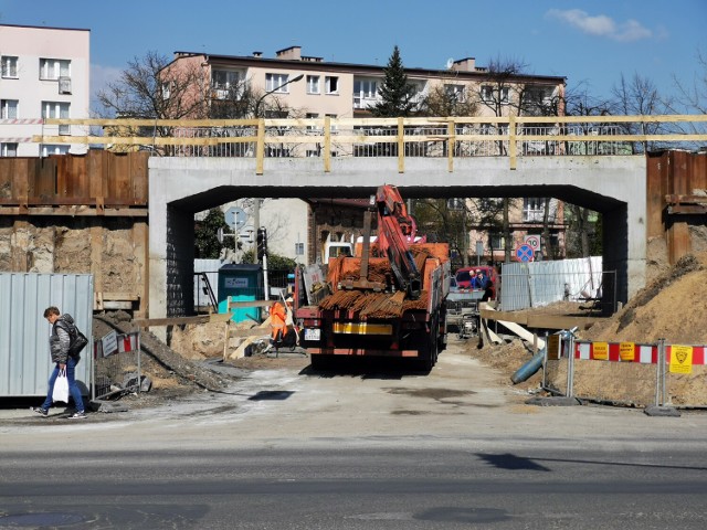 Trwa przebudowa wiaduktu na ul. Kadłubek w Chrzanowie