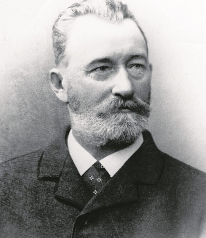 Maurycy Piesch, założyciel farbiarni i wykończalni, 1900 rok