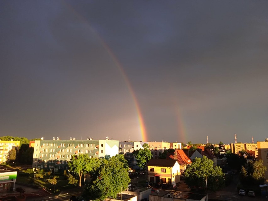 Przepiękne zdjęcia tęczy nad Żarami i w okolicach