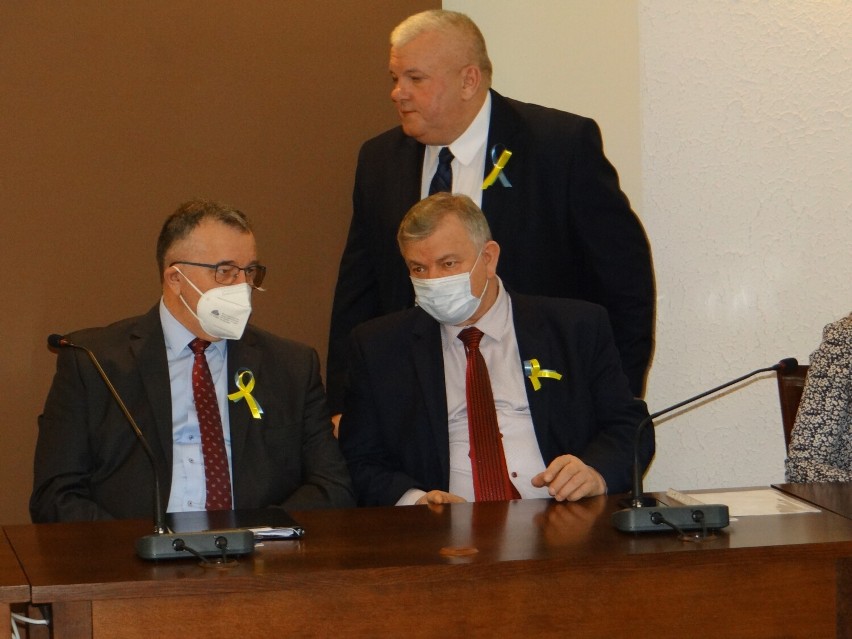 Radni powiatowi z Radomska solidaryzują się z Ukrainą [ZDJĘCIA]