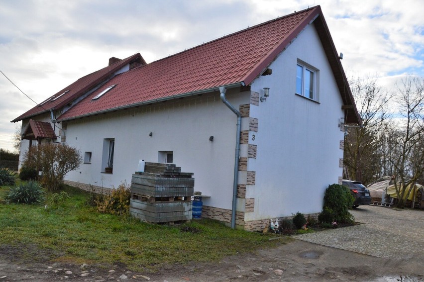 Siecieborzyce w gminie Szprotawa, dom rodziny pani Urszuli