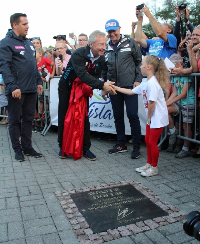 Aleja Gwiazd Sportu w Wiśle, Walter Hofer ze swoją gwiazdą