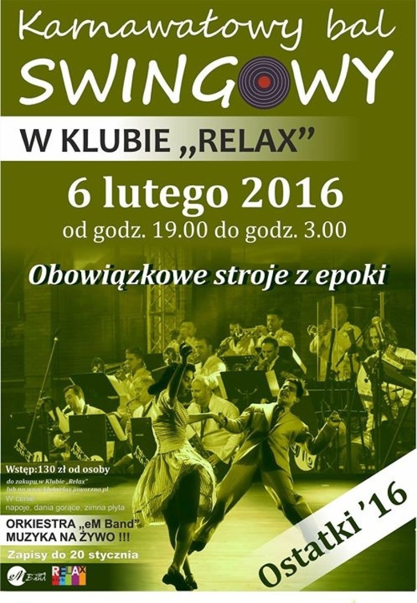 Już 6 lutego 2016 w Klubie Relax w Jaworznie odbędzie się...