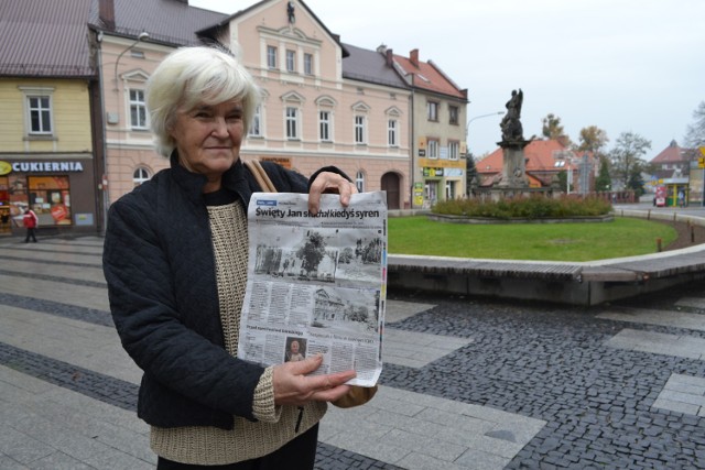 Pani Urszula w miejscu, gdzie niegdyś mieszkała