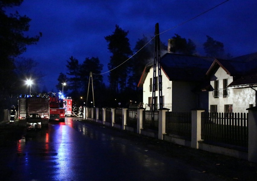 Pożar "Zielonego Gościńca" we Włodzimierzowie