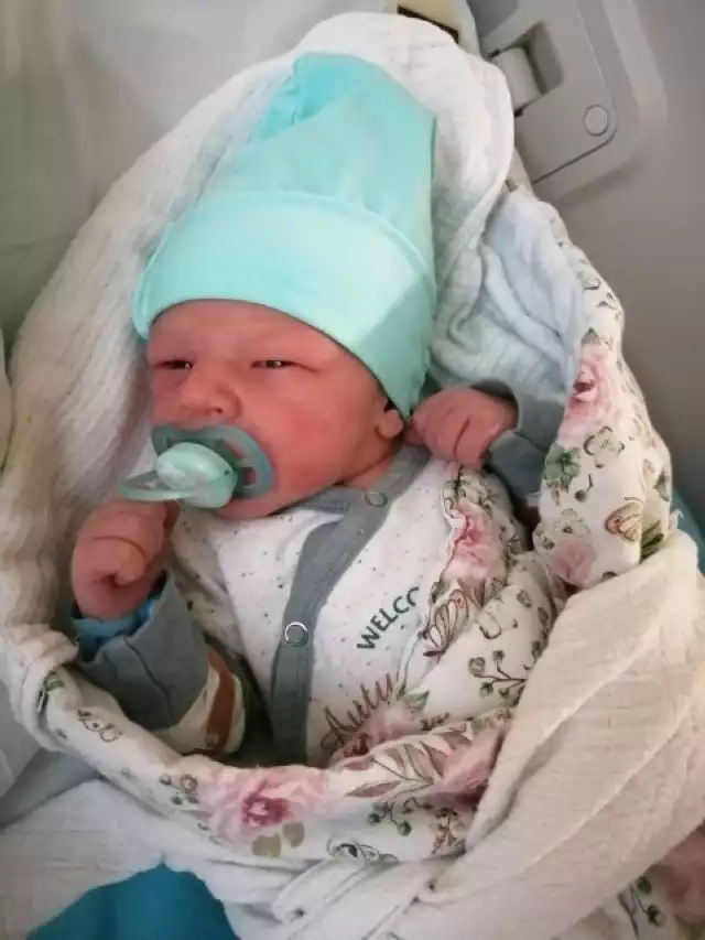 Staś Rekowski jest pierwszym dzieckiem urodzonym w 2023 r. w Szpitalu Specjalistycznym w Kościerzynie