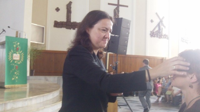 Myrna Nazzour w środę odwiedziła parafię pw. św. Józefa w Kraśniku.
