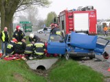 Groźny wypadek w Strzybodze (FOTO)