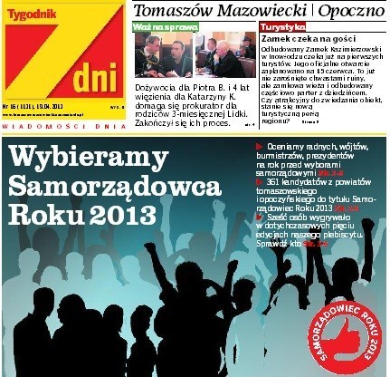 Mapy turystyczne i plebiscyt na Samorządowca Roku w piątek z Tygodnikiem 7Dni i Dziennikiem Łódzkim