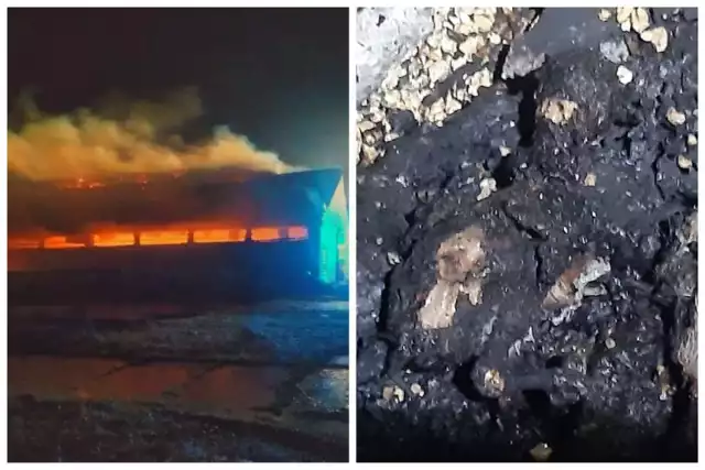 35 tys. perliczek spłonęło w pożarze fermy we wsi Waśki (pow. hajnowski) na Podlasiu