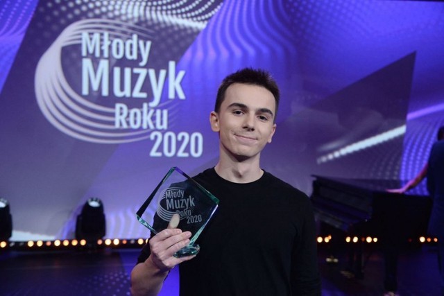 Jan Pieniążek, bielski licealista grający na instrumentach perkusyjnych, został Młodym Muzykiem Roku 2020