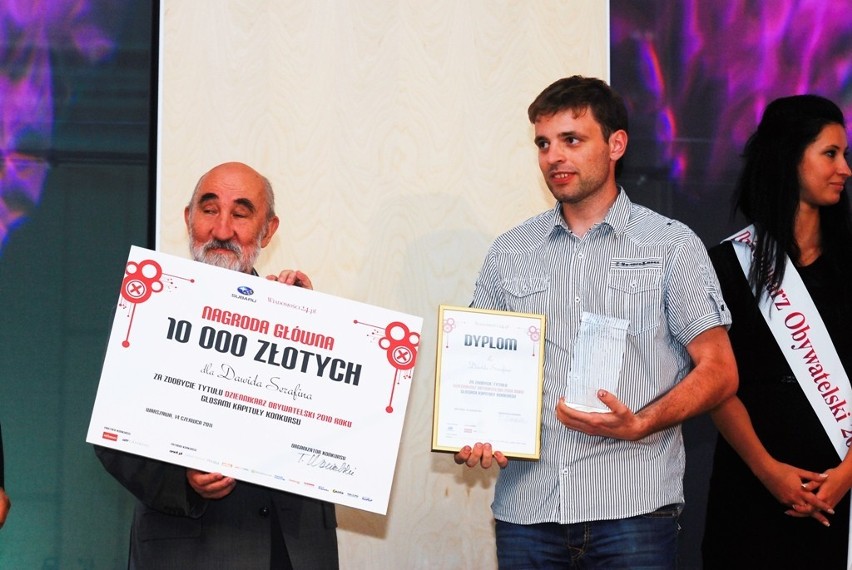 Dawid Serafin Dziennikarzem Obywatelskim 2010 roku [ZDJĘCIA]. Jaworznianin najlepszy według jury