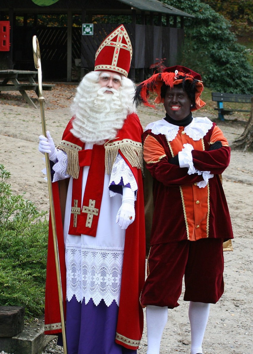 Sinterklaas z pomocnikiem Zwarte Piet