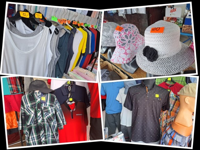 Szeroki wybór ubrań na kieleckich bazarach. Zobacz szczegóły na kolejnych slajdach >>>