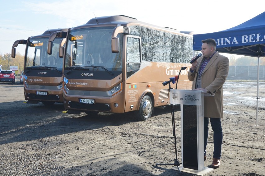 Nowe autobusy dotarły do gminy Bełchatów, która rozbuduje...