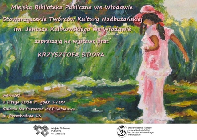 Włodawa. Wernisaż Krzysztofa Sidora w Miejskiej Bibliotece Publicznej