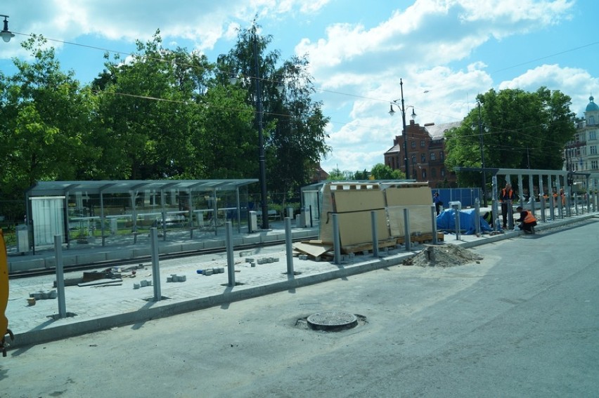 Budowa linii tramwajowej na Bielany - Aleja Solidarności...