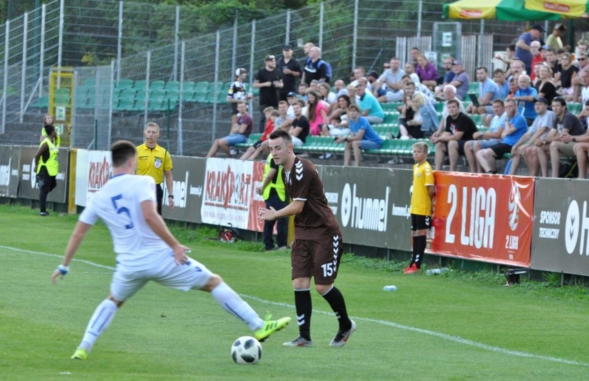 Mecz Garbarnia - Lech II (1:0) rozegrany w ubiegłym sezonie...
