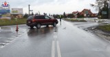 Wypadek w Sokołówce. Kierowca samochodu wjechał w rowerzystę