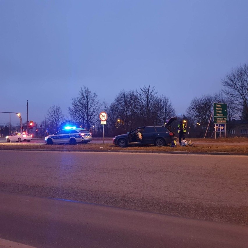 Policjanci zatrzymali audi na ul. Lodowej przed...