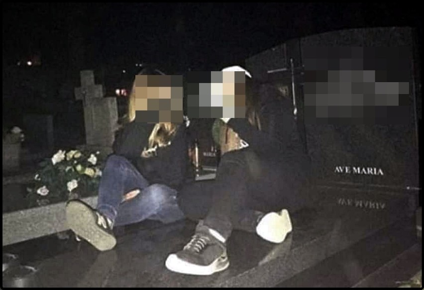 Jedlina-Zdrój: Nastolatki profanowały groby i robiły zdjęcia, które później opublikowały [ZDJĘCIA]