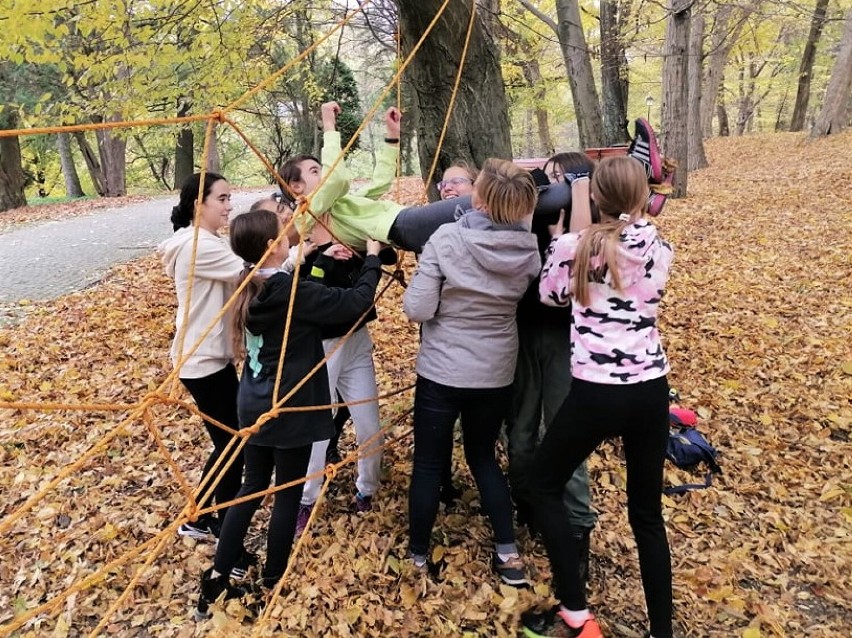 W parku w Przemyślu odbyła się gra miejska. Wydarzenie zorganizował Wojewódzki Szpital we współpracy z harcerzami