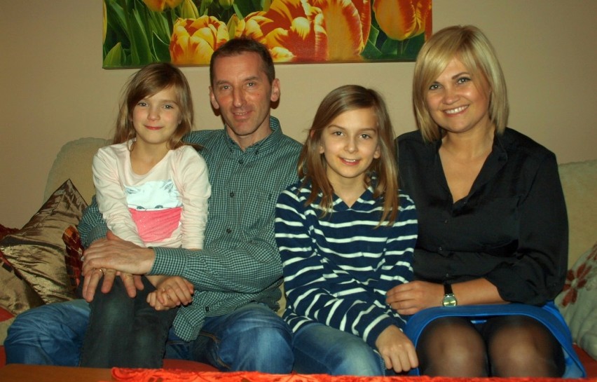 Halina Majkowska z mężem Piotrem i córkami – Julią i...