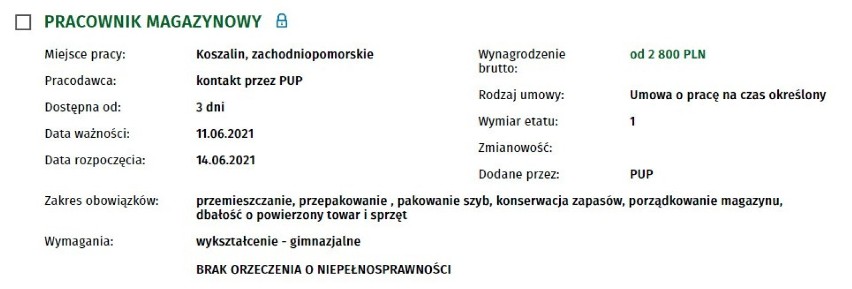 Szukasz pracy w Koszalinie i regionie? Sprawdź, jakie oferty...