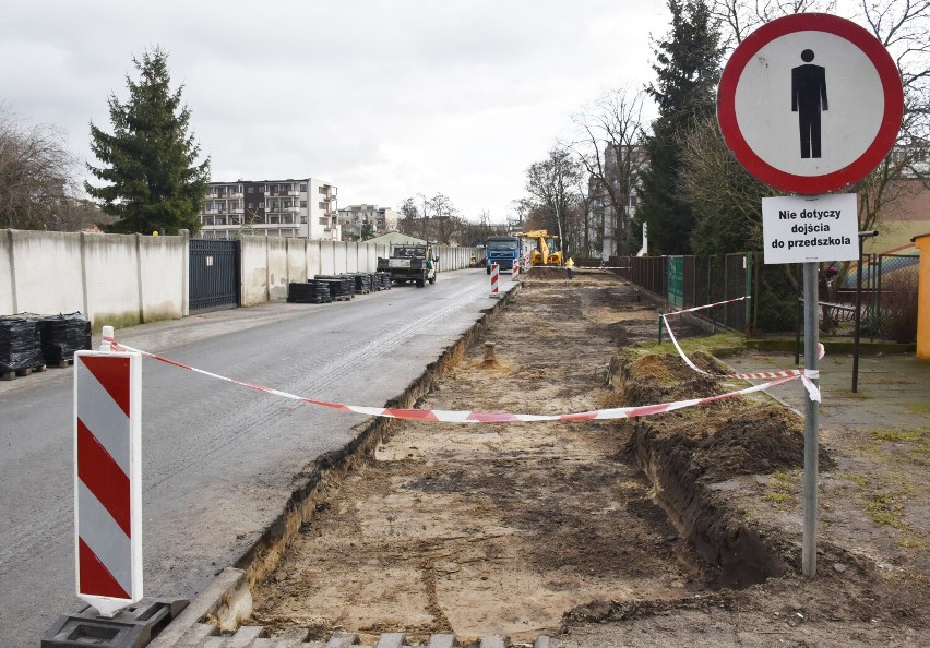 Przez około 1,5 miesiąca ulica Nowa w Łowiczu będzie zamknięta dla ruchu
