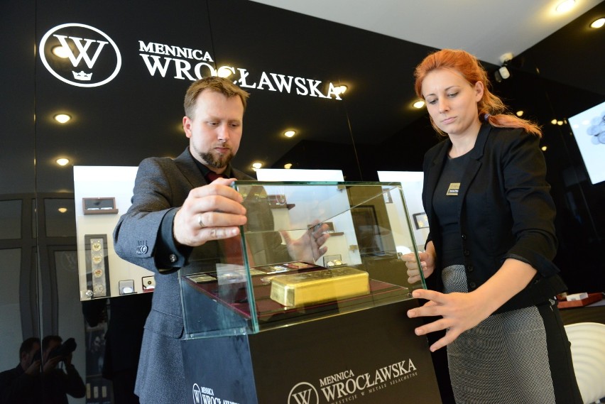 Mennica Wrocławska w Poznaniu: Tak wygląda 12,5 kg złota