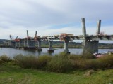Kwidzyn: Internauta nakręcił reportaż z budowy mostu przez Wisłę