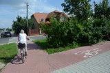 Rowerzyści wpadają na siebie na skrzyżowaniu ścieżek rowerowych na ulicach Słonecznej i Mazowieckiej