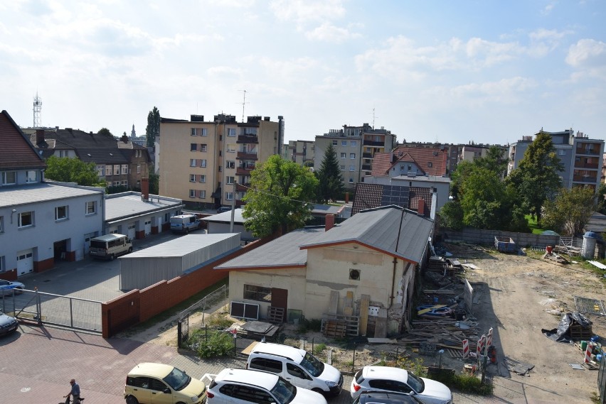 Lubliniec z dachu centrum "park&ride". Tak prezentuje się...