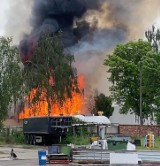 Wybuch gazu w Głogowie! Płomienie sięgały 30 metrów. Jedna osoba poszkodowana