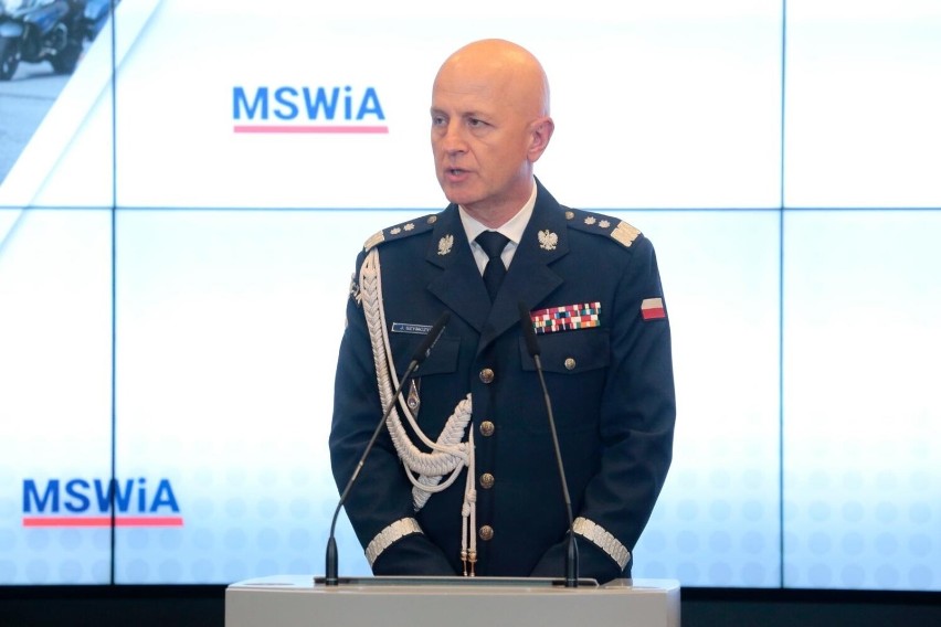 Komendant główny policji Jarosław Szymczyk