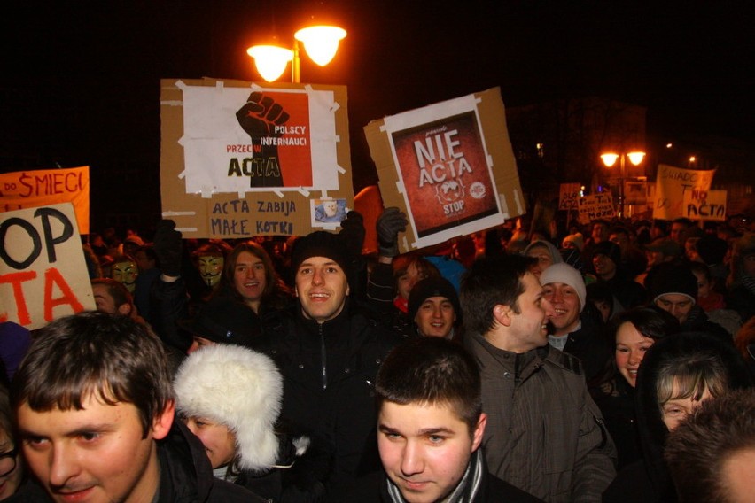 Protest przeciw ACTA