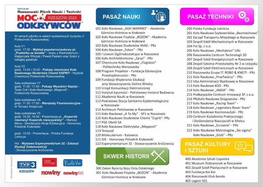 Już w sobotę Rzeszowski Piknik Nauki i Techniki - MOC Odkrywców. Program zapowiada się ciekawie