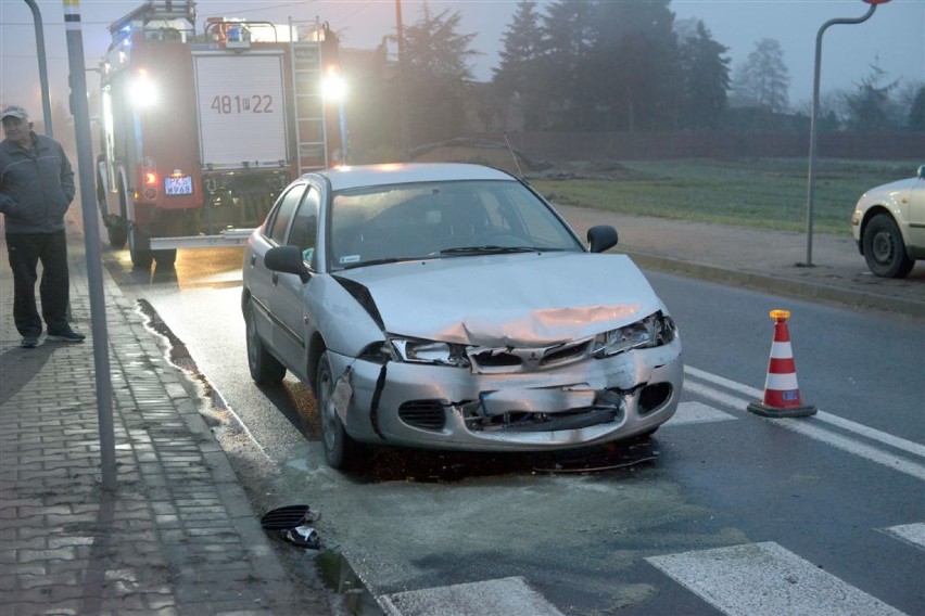 PELIKAN. Wypadek na skrzyżowaniu ul. Kościańskiej i...