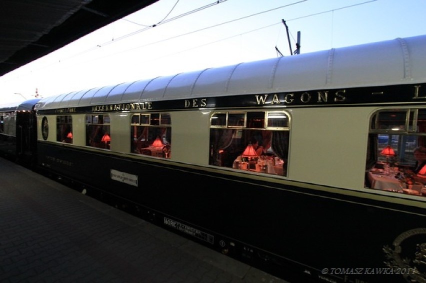 Pociąg Orient Express w Katowicach