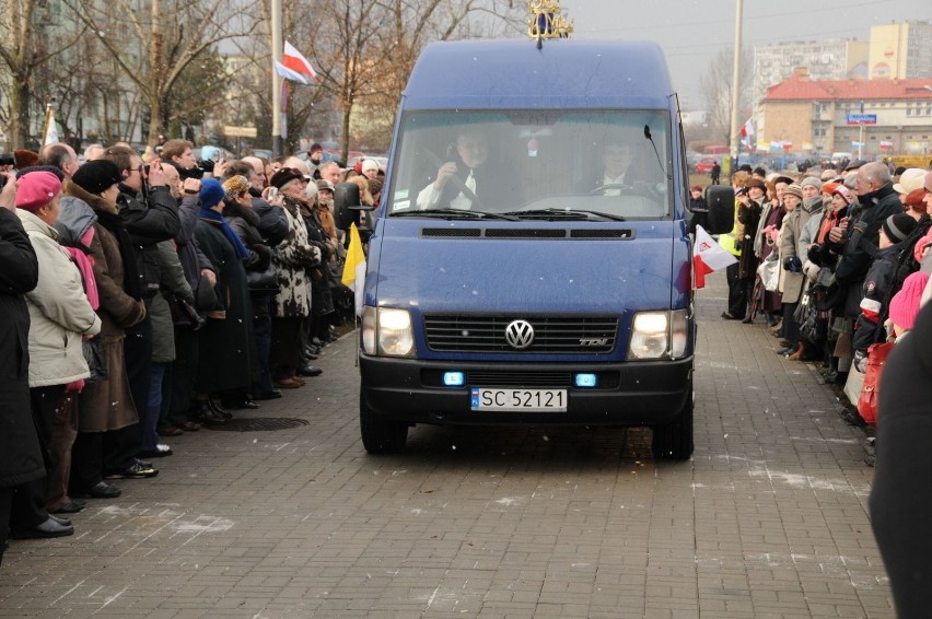 ...który przyjechał z Częstochowy w specjalnym...