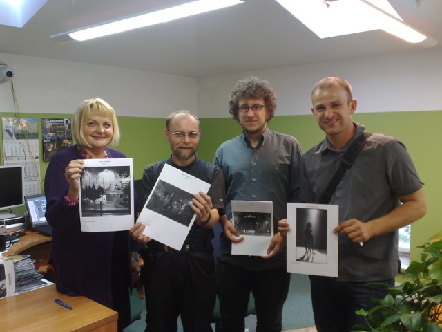 Ewa Duma (kronikarz miasta), Paweł Janczaruk (fotoreporter GL), red. Maciej Dobrowolski (MM) i Hubert Małyszczyk (przewodnik miejski)