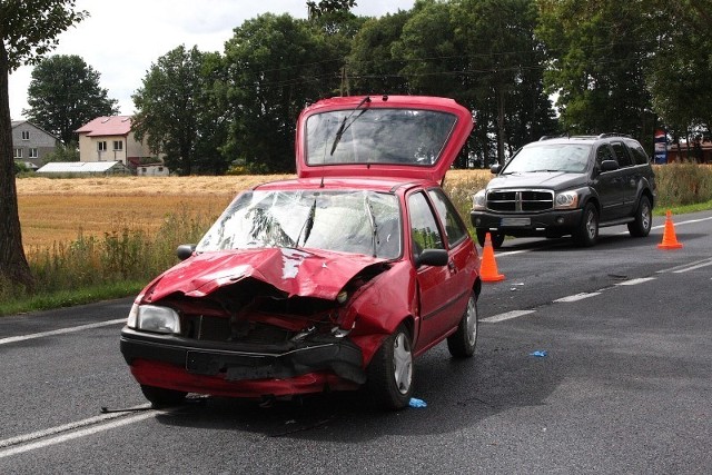 Bobrowice: trzy osoby trafiły do szpitala w Koszalinie