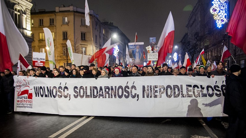Marsz wolności i solidarności - 13.12.2013, Warszawa