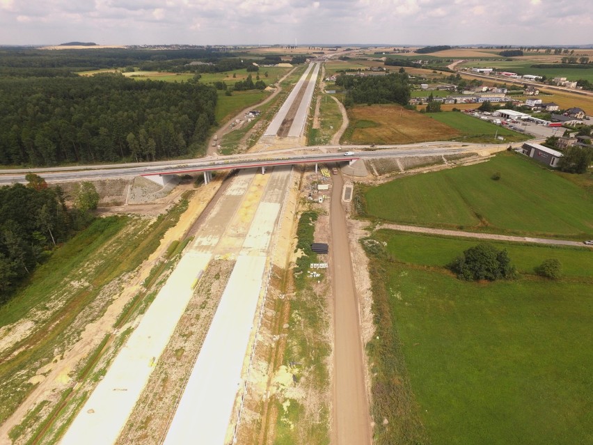 Budowa autostrady A1 w województwie śląskim (lipiec/sierpień...